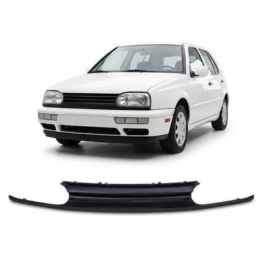 Kühlergrill ohne Emblem Matt Schwarz passend für VW Golf 3 1991-1997