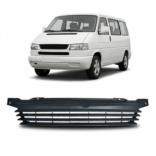 Kühlergrill ohne Emblem Matt Schwarz passend für VW Transporter T4 1996-2003