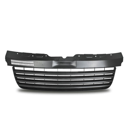 Kühlergrill ohne Emblem Matt Schwarz passend für VW Transporter T5 2003-2009