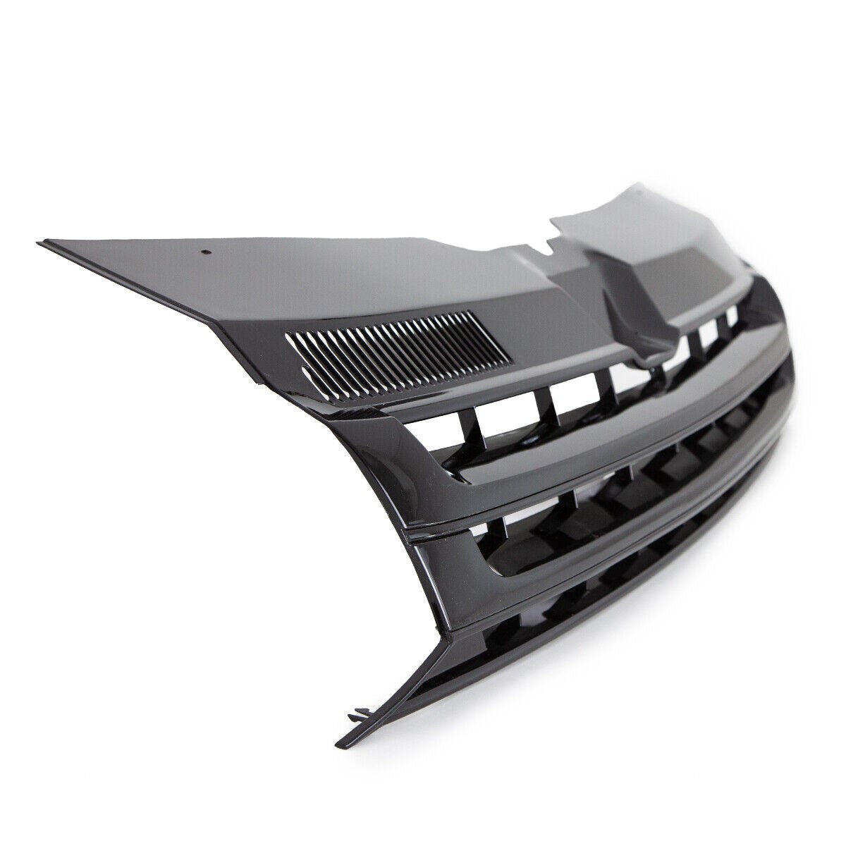 Grill badgefrei Hochglanz Schwarz passend für VW Transporter Multivan T5 2009-2015