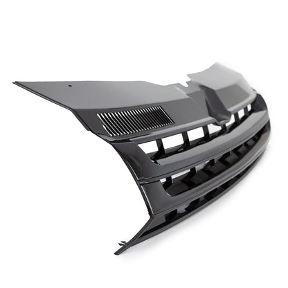 Grill badgefrei Hochglanz Schwarz passend für VW Transporter Multivan T5 2009-2015