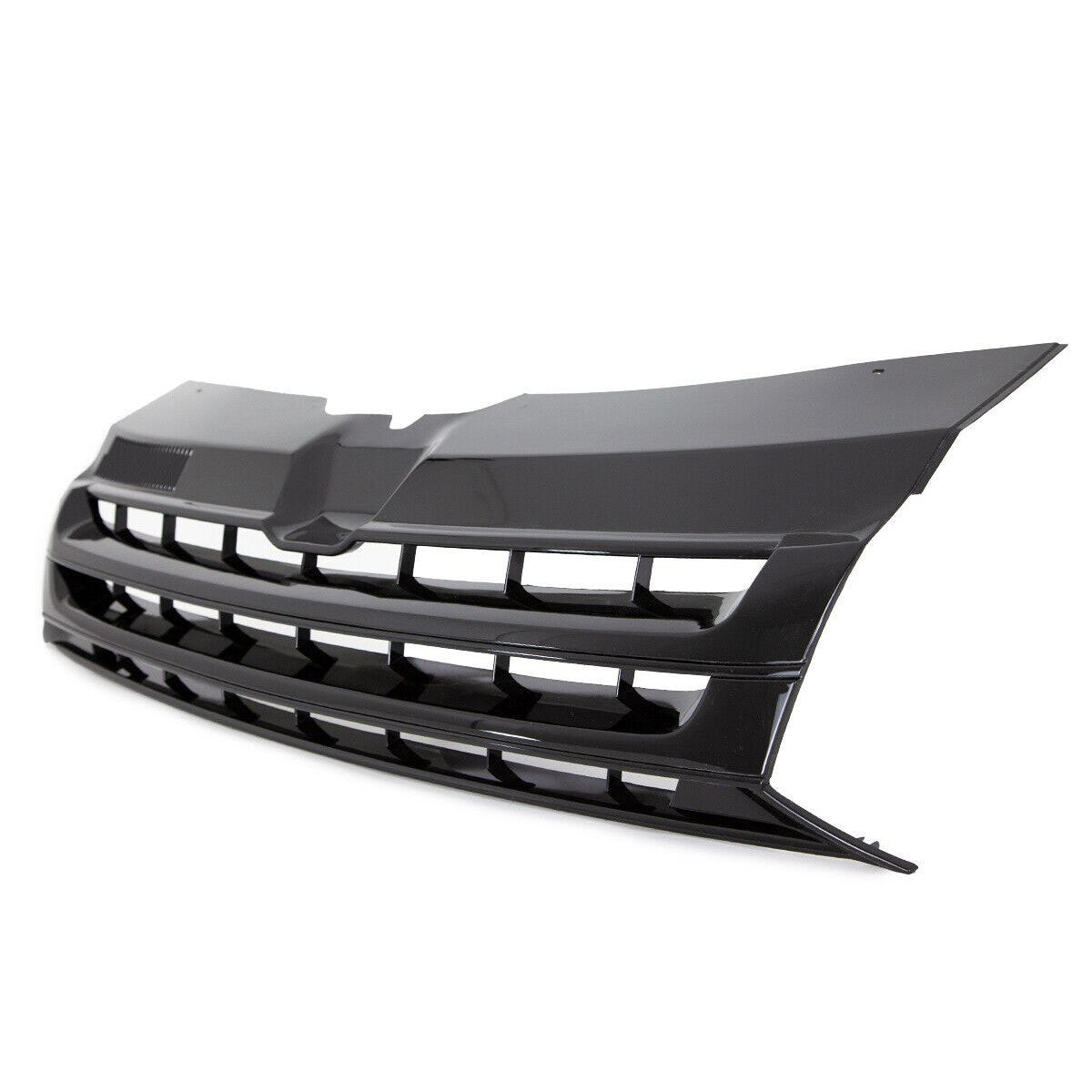 Grill badgefrei Hochglanz Schwarz passend für VW Transporter Multivan T5 2009-2015