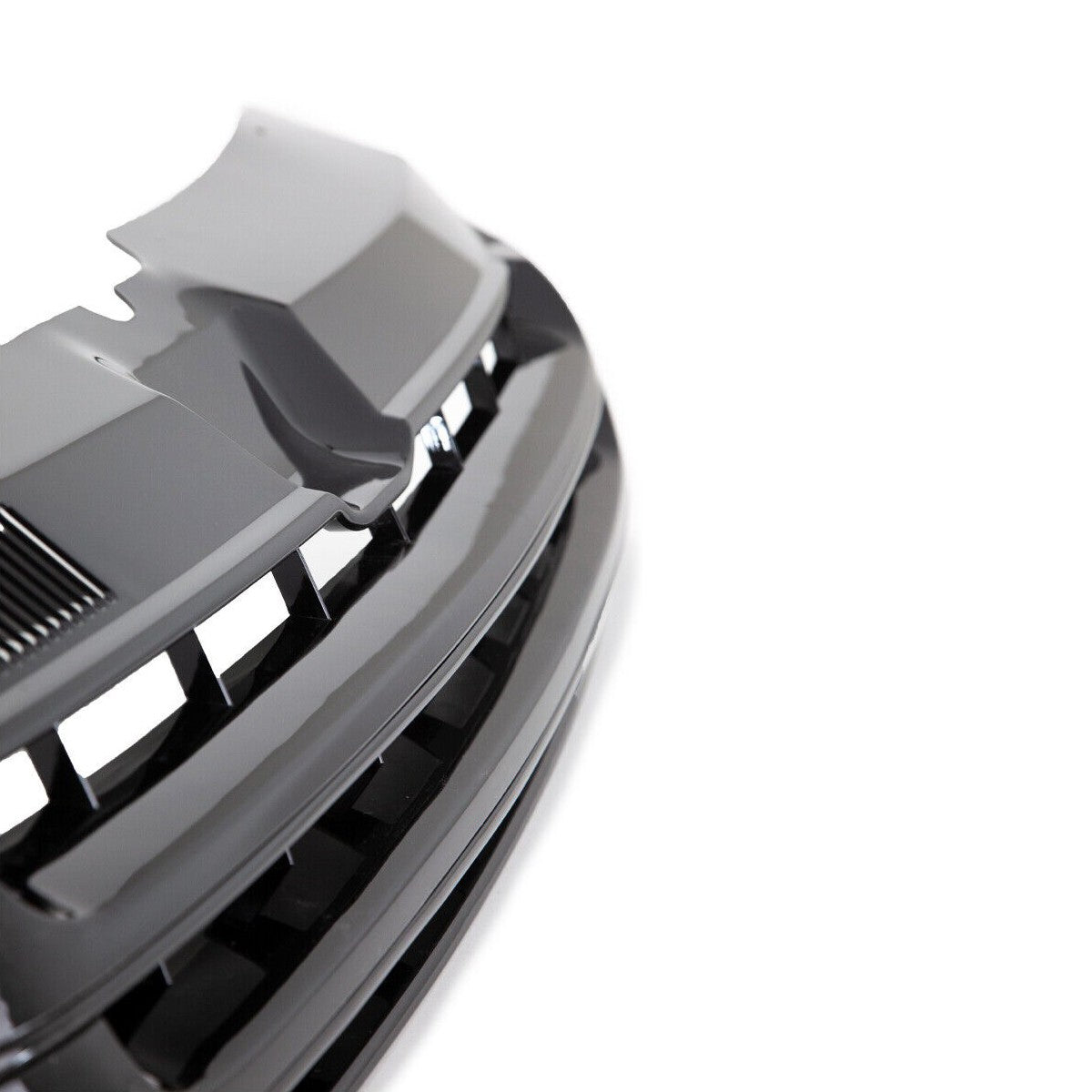 Grill badgefrei Hochglanz Schwarz passend für VW Transporter Multivan T5 2009-2015