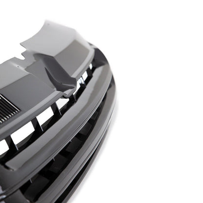Grill badgefrei Hochglanz Schwarz passend für VW Transporter Multivan T5 2009-2015