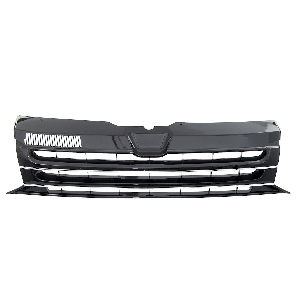 Grill badgefrei mit Chromstreifen passend für VW Transporter Multivan T5 2009-2015