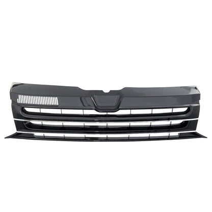 Grill badgefrei mit Chromstreifen passend für VW Transporter Multivan T5 2009-2015
