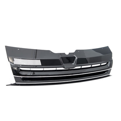 Grill badgefrei mit Chromstreifen passend für VW Transporter Multivan T5 2009-2015
