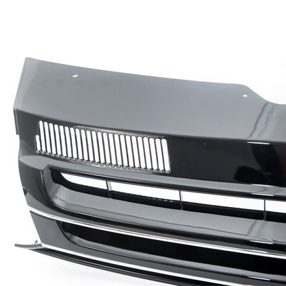 Grill badgefrei mit Chromstreifen passend für VW Transporter Multivan T5 2009-2015