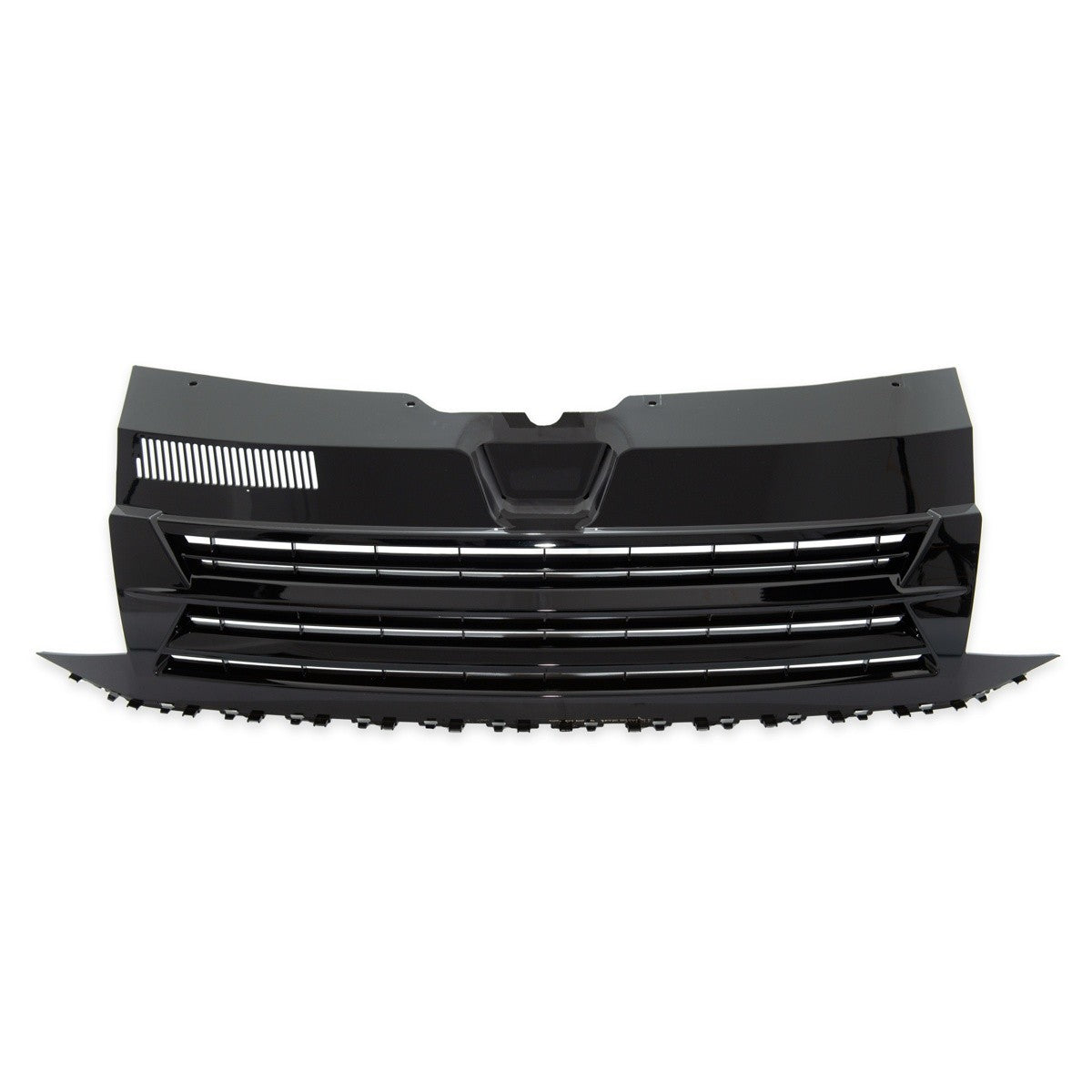Frontgrill badgefrei Hochglanz Schwarz passend für VW Transporter T6 2015-2019