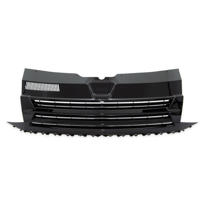 Frontgrill badgefrei Hochglanz Schwarz passend für VW Transporter T6 2015-2019