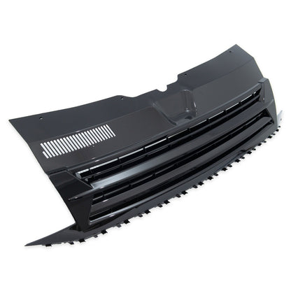 Frontgrill badgefrei Hochglanz Schwarz passend für VW Transporter T6 2015-2019