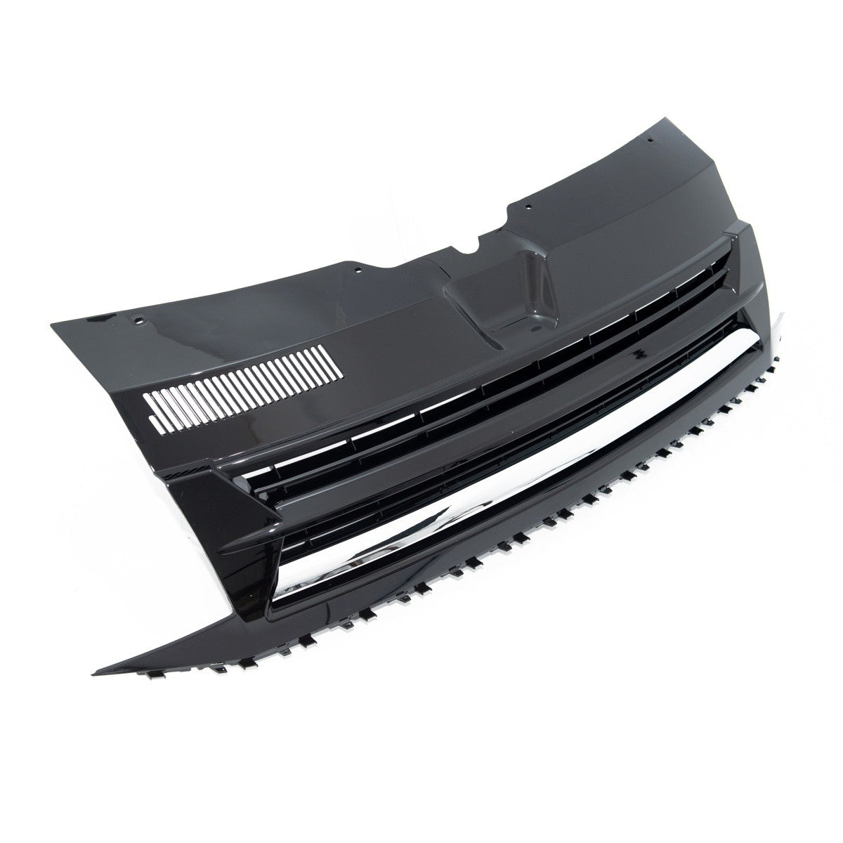 Badgefreier Frontgrill mit Chromstreifen passend für VW Transporter T6 2015-2019