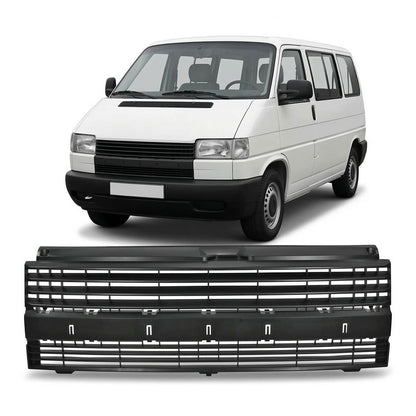 Frontgrill ohne Emblem Matt Schwarz passend für VW Transporter T4 1990-1996