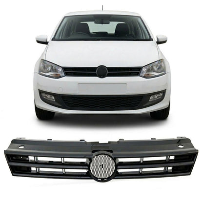 Front Kühlergrill Hochglanz Schwarz passend für VW Polo V (6R, 6C) 2009-2014