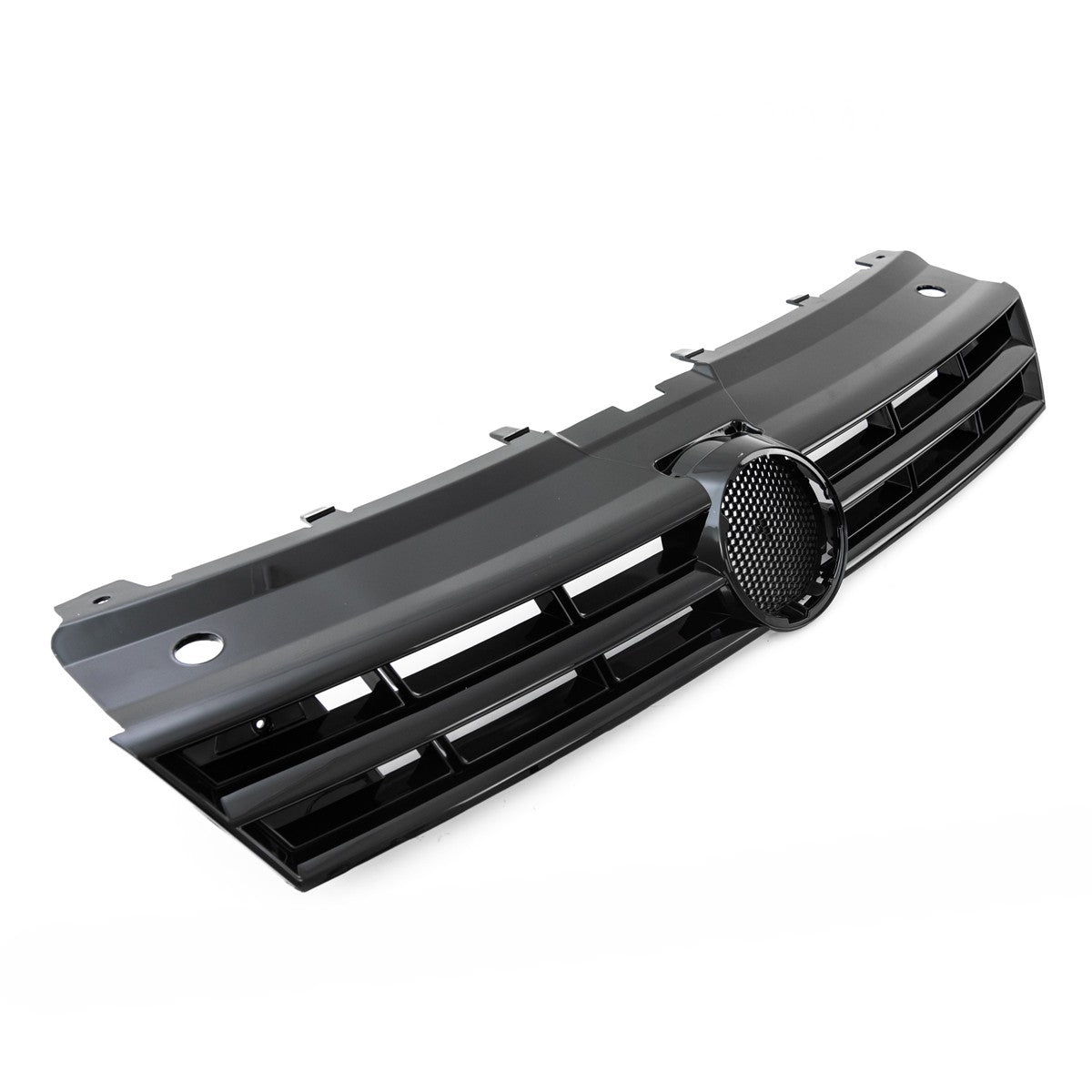 Front Kühlergrill Hochglanz Schwarz passend für VW Polo V (6R, 6C) 2009-2014