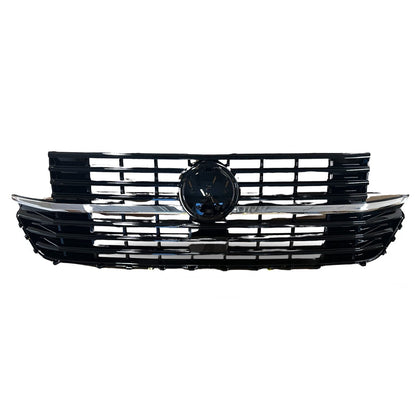 Kühlergrill Hochglanz Schwarz mit Chrom passend für VW T6.1 Transporter