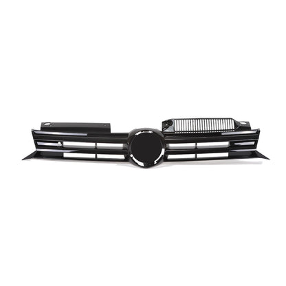 Kühlergrill Hochglanz Schwarz passend für VW Golf 6 2008-2014