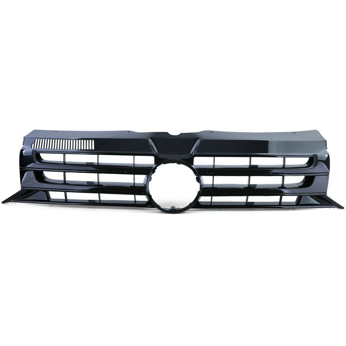 Kühlergrill Hochglanz Schwarz passend für VW Transporter Multivan T5 2009-2015