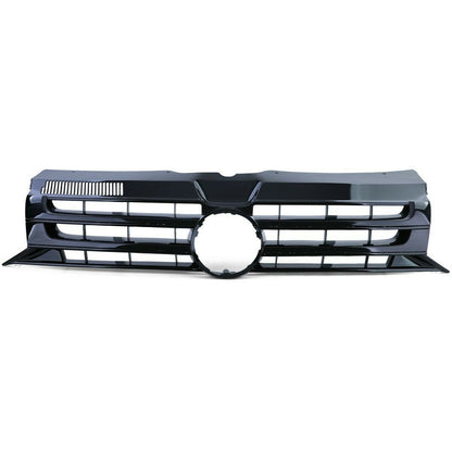 Kühlergrill Hochglanz Schwarz passend für VW Transporter Multivan T5 2009-2015