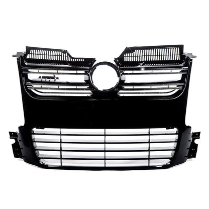 Frontgrill Hochglanz Schwarz passend für VW Golf 5 2003-2008