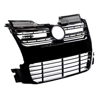 Frontgrill Hochglanz Schwarz passend für VW Golf 5 2003-2008
