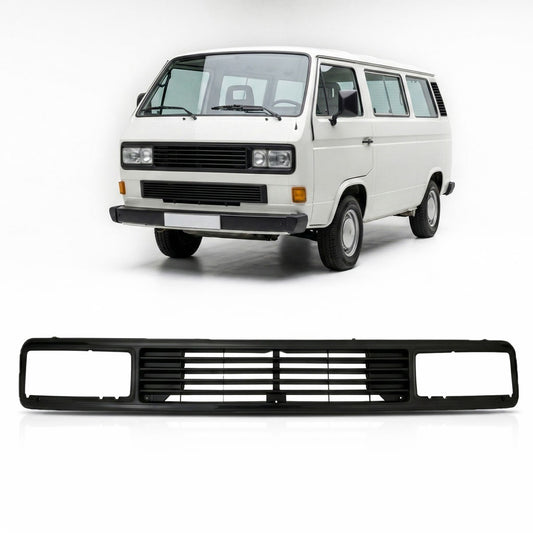 Front Grill ohne Emblem für quadratische Scheinwerfer passend für Volkswagen T3 1979-1992