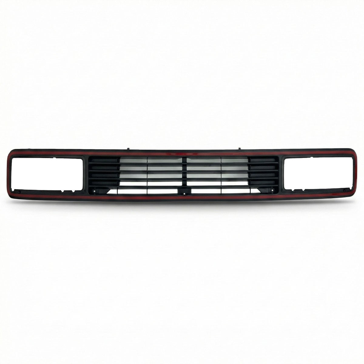 Front Grill ohne Emblem mit rotem Rand passend für Volkswagen T3 1979-1992