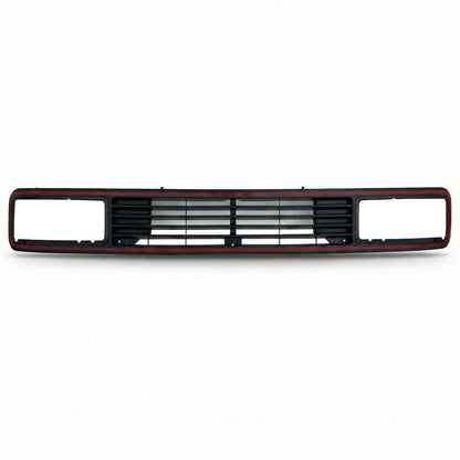 Front Grill ohne Emblem mit rotem Rand passend für Volkswagen T3 1979-1992