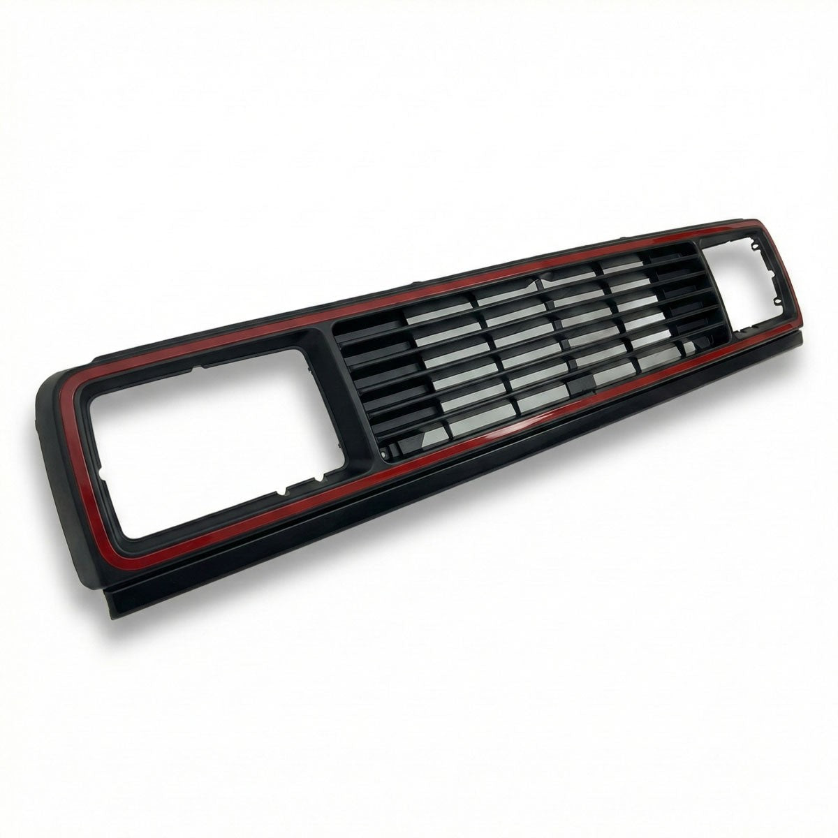 Front Grill ohne Emblem mit rotem Rand passend für Volkswagen T3 1979-1992