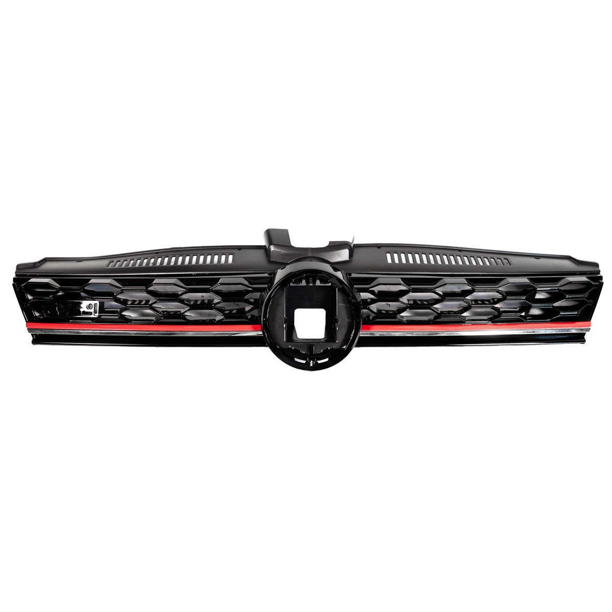 Kühlergrill mit rotem Streifen passend für VW Golf 7.5 2017-2020