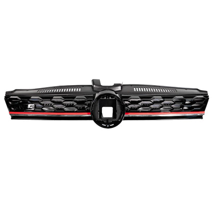 Kühlergrill mit rotem Streifen passend für VW Golf 7.5 2017-2020