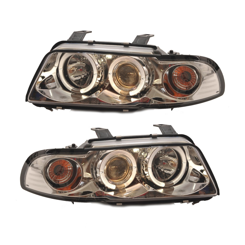 Scheinwerfer Halogen Chrome passend für AUDI A4 B5 (8D) Limousine Avant Vor-Facelift 1995-1998