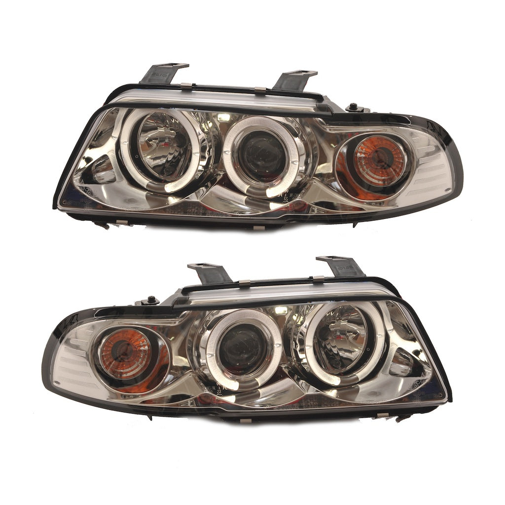 Scheinwerfer Halogen Chrome passend für AUDI A4 B5 (8D) Limousine Avant Vor-Facelift 1995-1998