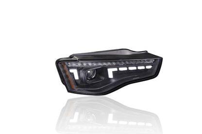 HID Scheinwerfer Schwarz passend für Audi A5 8T Facelift 2011-2017