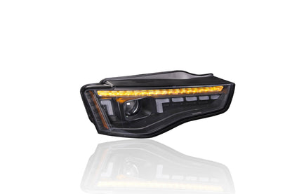 HID Scheinwerfer Schwarz passend für Audi A5 8T Facelift 2011-2017