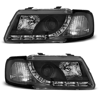 Scheinwerfer Tagfahrlicht Schwarz passend für Audi A3 8L 08.96-08.00
