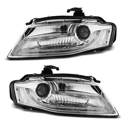 Scheinwerfer True DRL Chrom passend für Audi A4 B8 04.08-11
