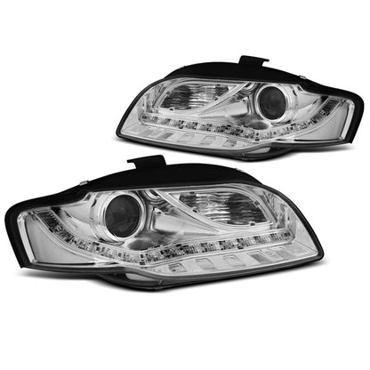Scheinwerfer Daylight Chrom passend für Audi A4 B7 11.04-03.08
