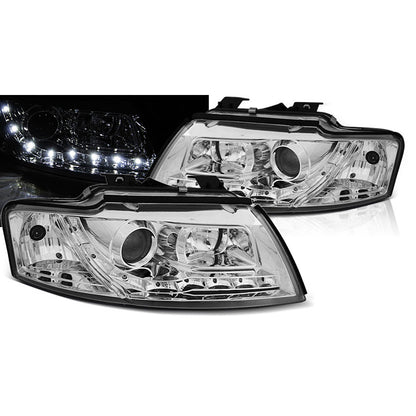 Scheinwerfer Daylight Chrom passend für Audi A4 B6 Cabrio 02-06