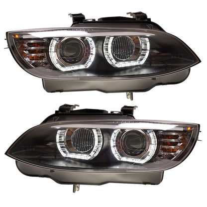 Xenon Schwarze DRL Scheinwerfer passend für BMW 3er E92 E93 2007-2010