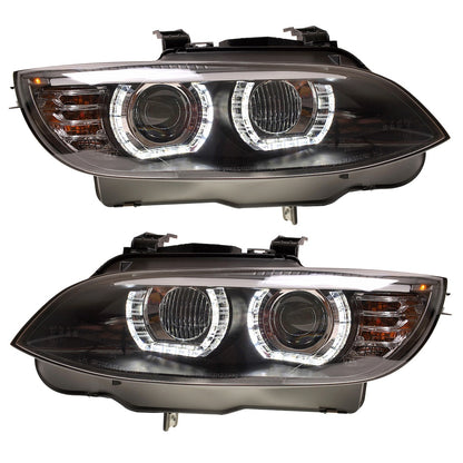 Scheinwerfer Xenon Schwarz mit Tagfahrlicht und AFS passend für BMW 3er (E92) Coupe und (E93) Cabrio Vor-Facelift 2007-2010