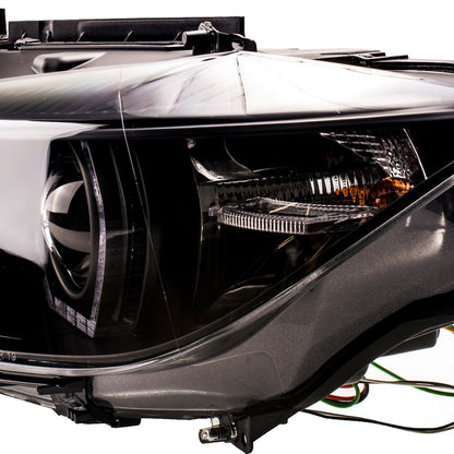 Scheinwerfer Halogen Schwarz DRL passend für BMW 3er F30/F31 2012-2015