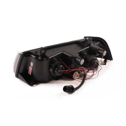 Scheinwerfer Halogen Schwarz passend für BMW 3er (E36) Limousine Touring 1992-1998