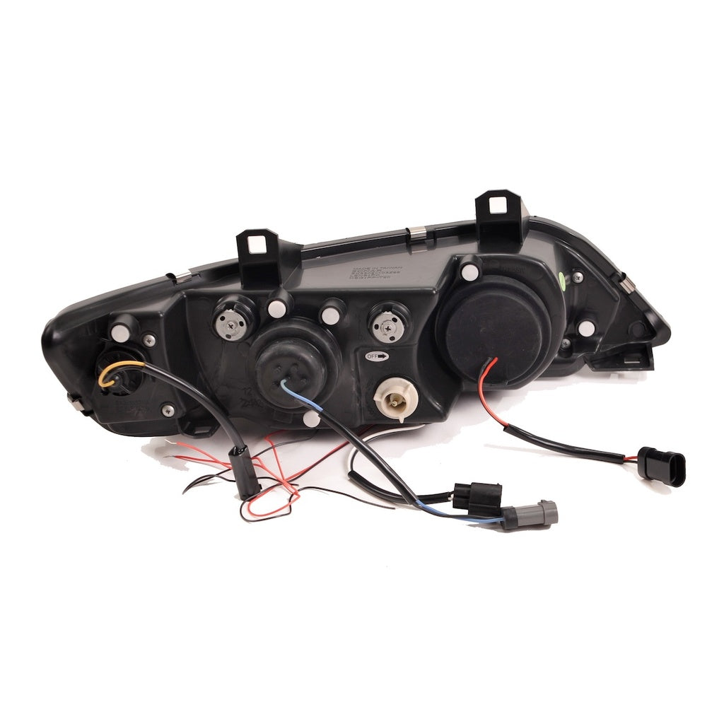 Scheinwerfer Halogen Schwarz mit CCFL passend für BMW Z3 (E36) Roadster und Coupe 1996-2002