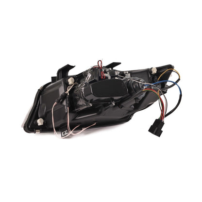 Schwarze Halogen-Scheinwerfer passend für BMW 3er E90 E91 2005-2012