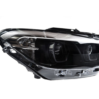 Voll-LED Schwarze Scheinwerfer passend für BMW 1er F20 F21 2015-2019