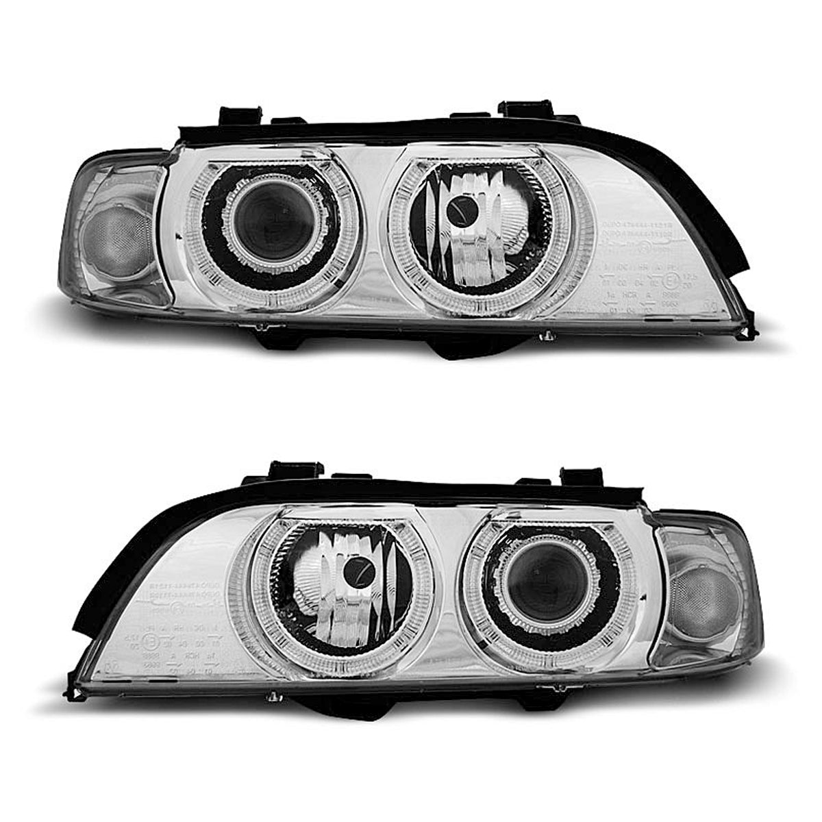 Xenon Scheinwerfer Angel Eyes Chrom passend für BMW E39 09.95-06.03