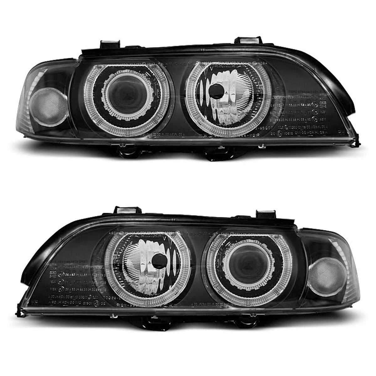 Xenon Scheinwerfer Angel Eyes Schwarz passend für BMW E39 09.95-06.03