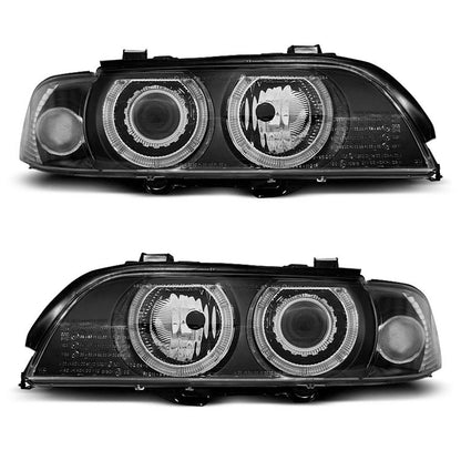 Xenon Scheinwerfer Angel Eyes Schwarz passend für BMW E39 09.95-06.03