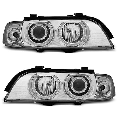 Scheinwerfer Angel Eyes Chrom passend für BMW E39 09.95-06.03